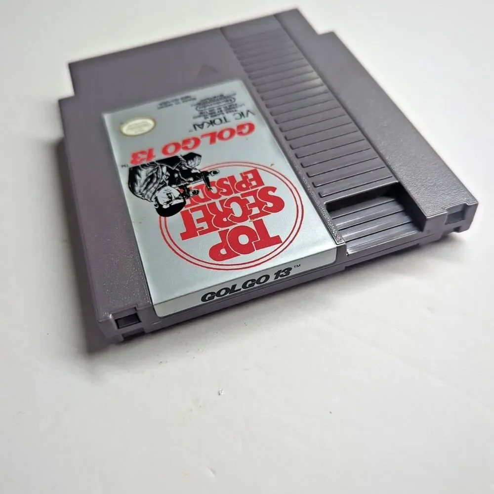 Golgo 13: Top Secret Episode (Nintendo NES, 1988) Authentic Game & Dust Cover